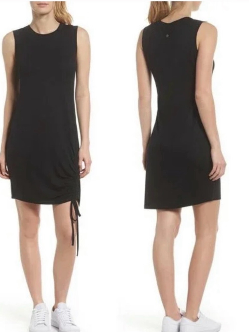 Zella Women Black Sleeveless Mini Dress Sz XL